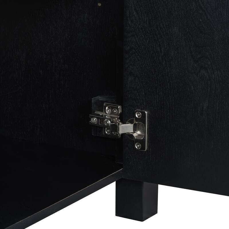 30" Rustic Bathroom Vanity with Ceramic Sink