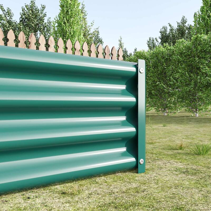 Metal Raised Garden Bed Planter Box for Outdoor Gardening