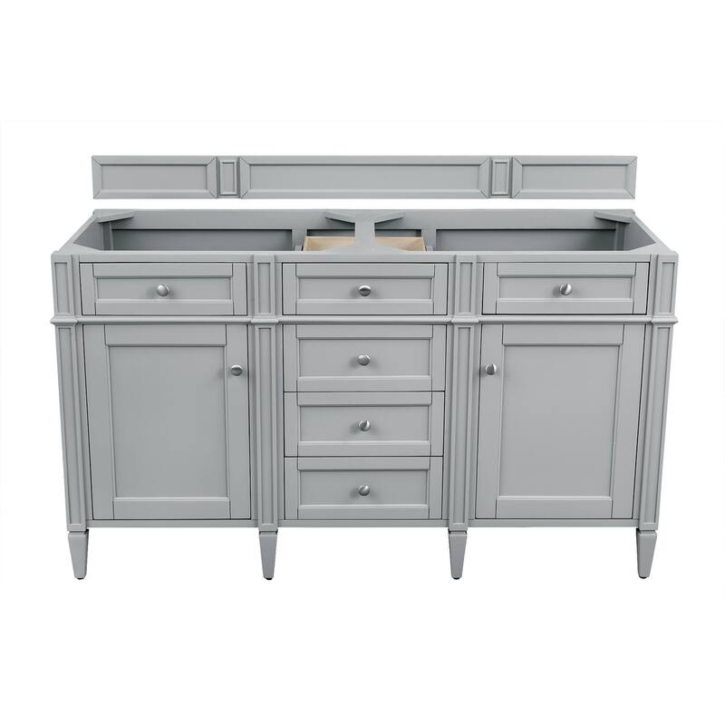 James Martin Vanities 650-V60D-M Brittany 60" Free Standing Double - Urban Gray