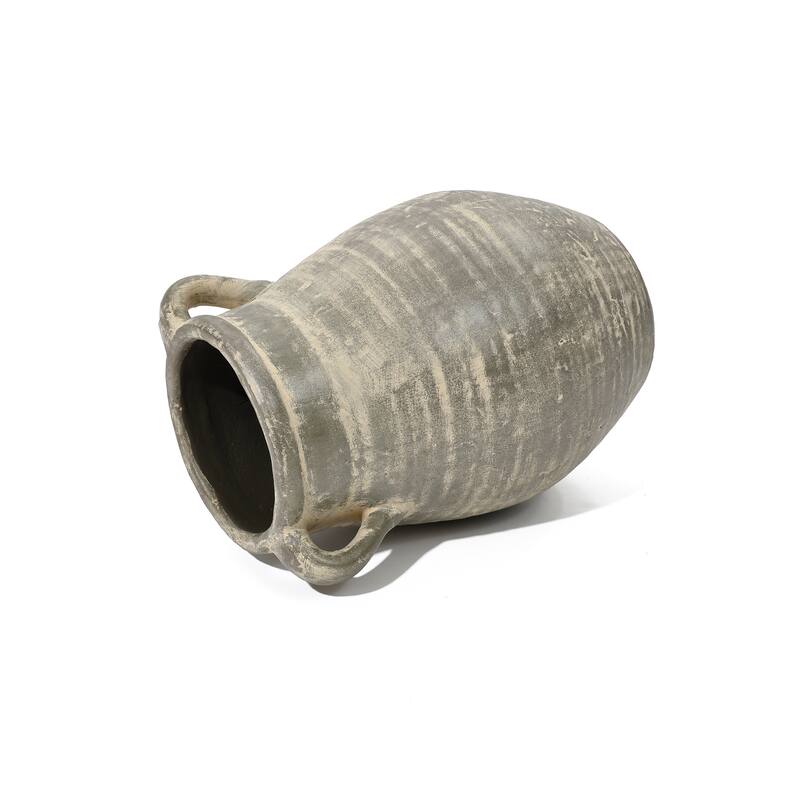 Rustic Farmhouse Brown Jug Terracotta Vase (Single)