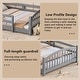 preview thumbnail 66 of 74, Montessori Solid Pine Floor Bed with Full-Length Safety Fence & Slatted Base by Harper&Bright Designs