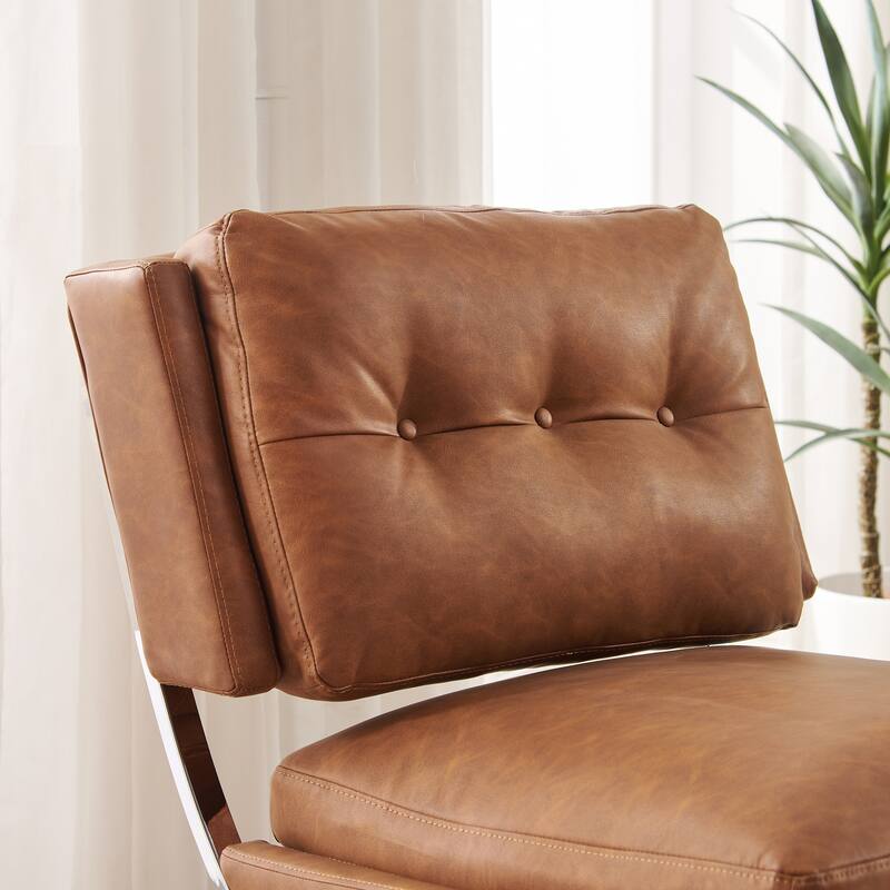 Art Leon Mid-century Modern Armless Accent Chair