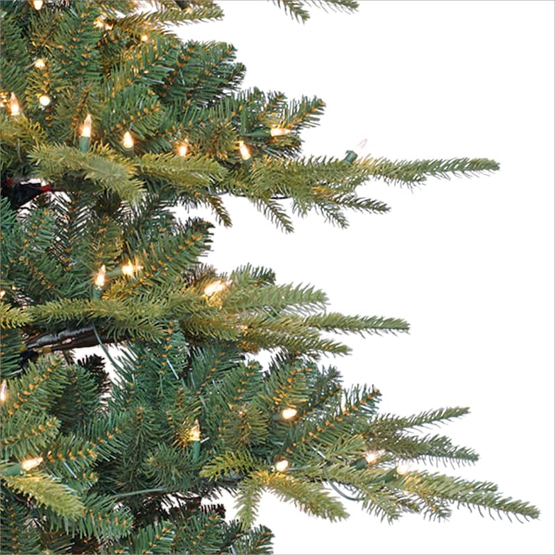 Puleo International 7.5 ft. Pre-Lit Artificial Utah Fir Tree