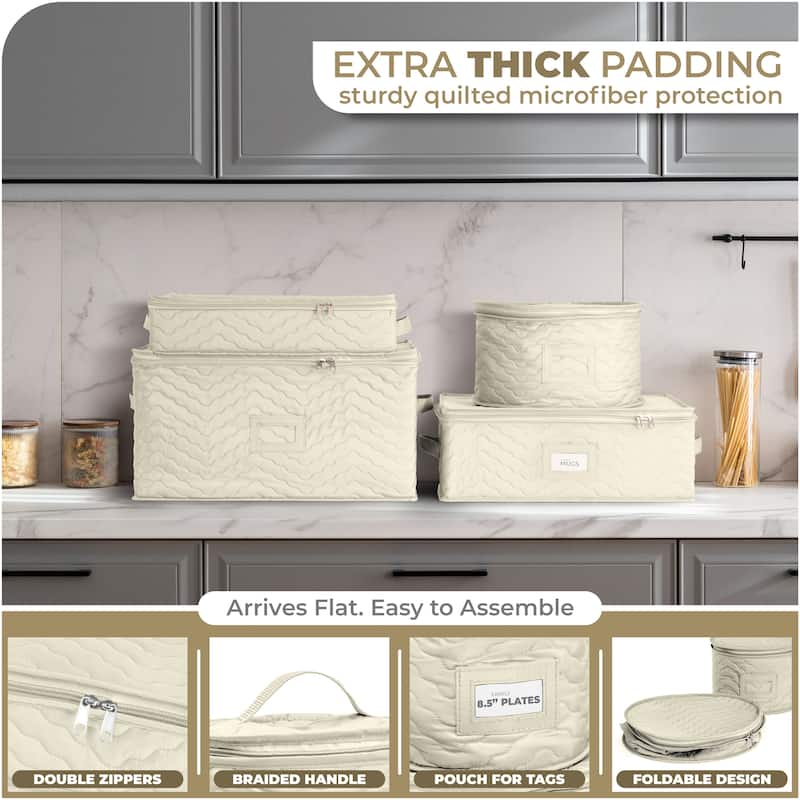 Dinnerware Quilted Storage Set (4 Pc)