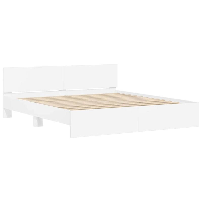 vidaXL Bed Frame Sonoma in Engineered Wood