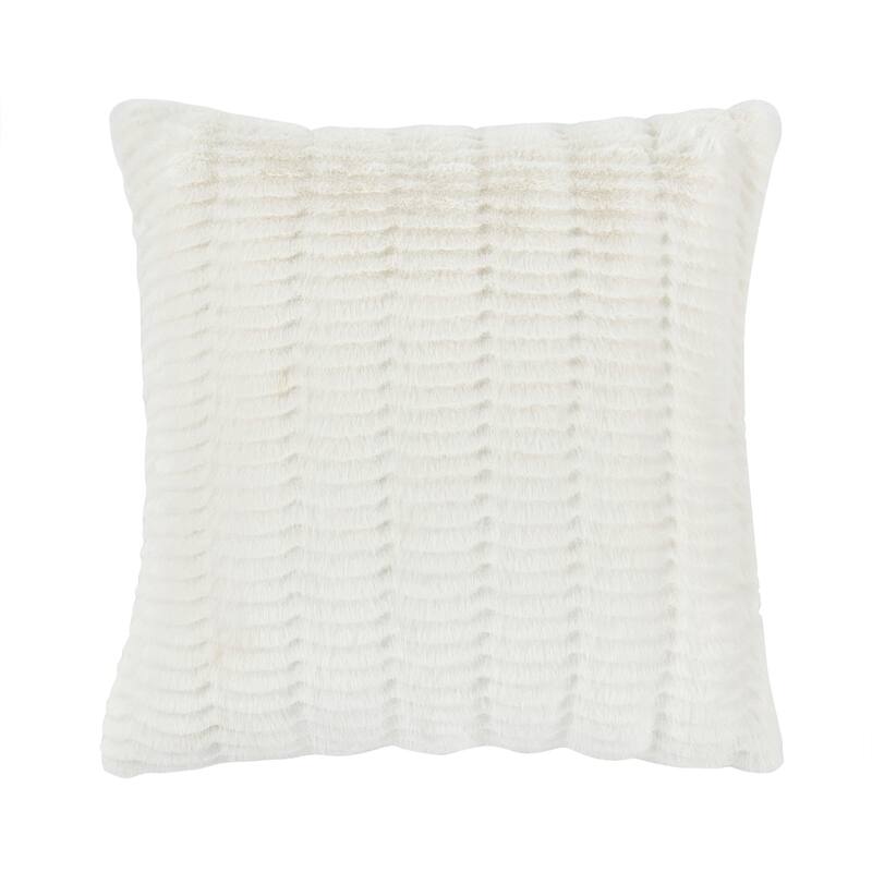 1 Pc Shaggy Wavy FauxFur Pillow Shell Soft Cushion Covers for Sofa