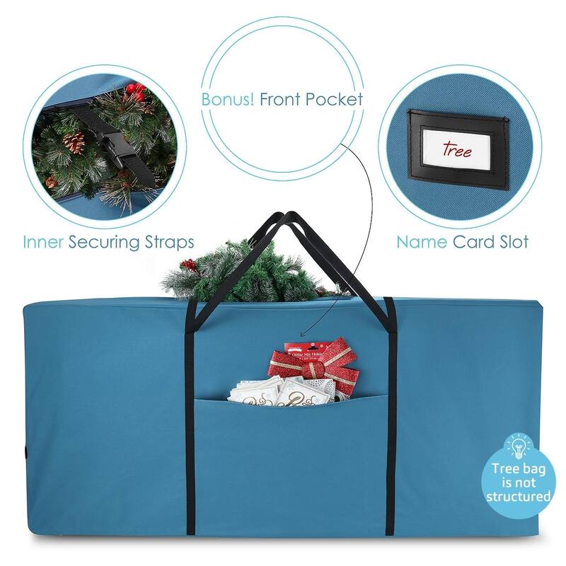 Hearth & Harbor Christmas Tree Storage Bag - Extra Large Tear-Proof Tree Storage Duffle Bag