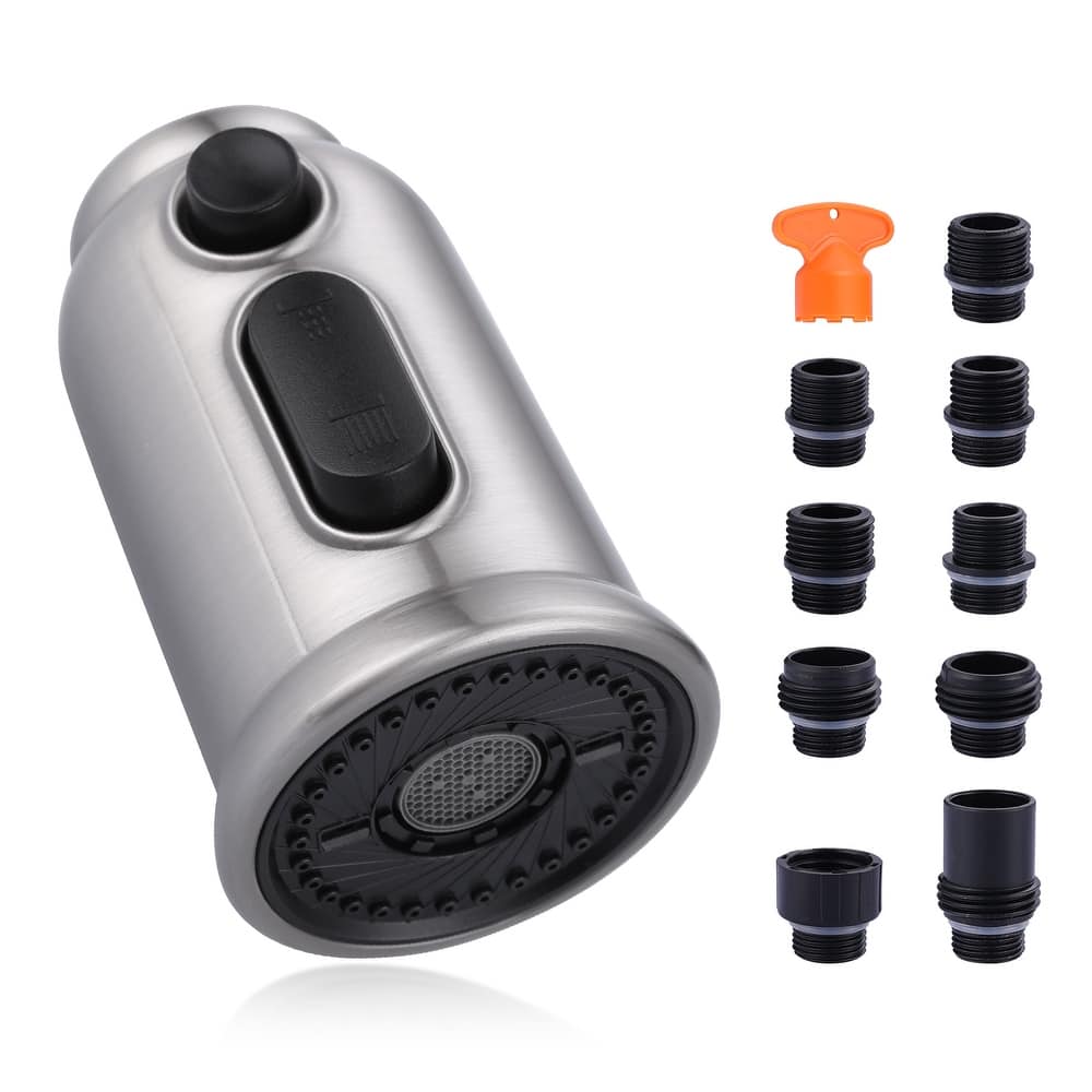 Pull Down Kitchen Faucet Head Replacement with 9 Adapter Kit