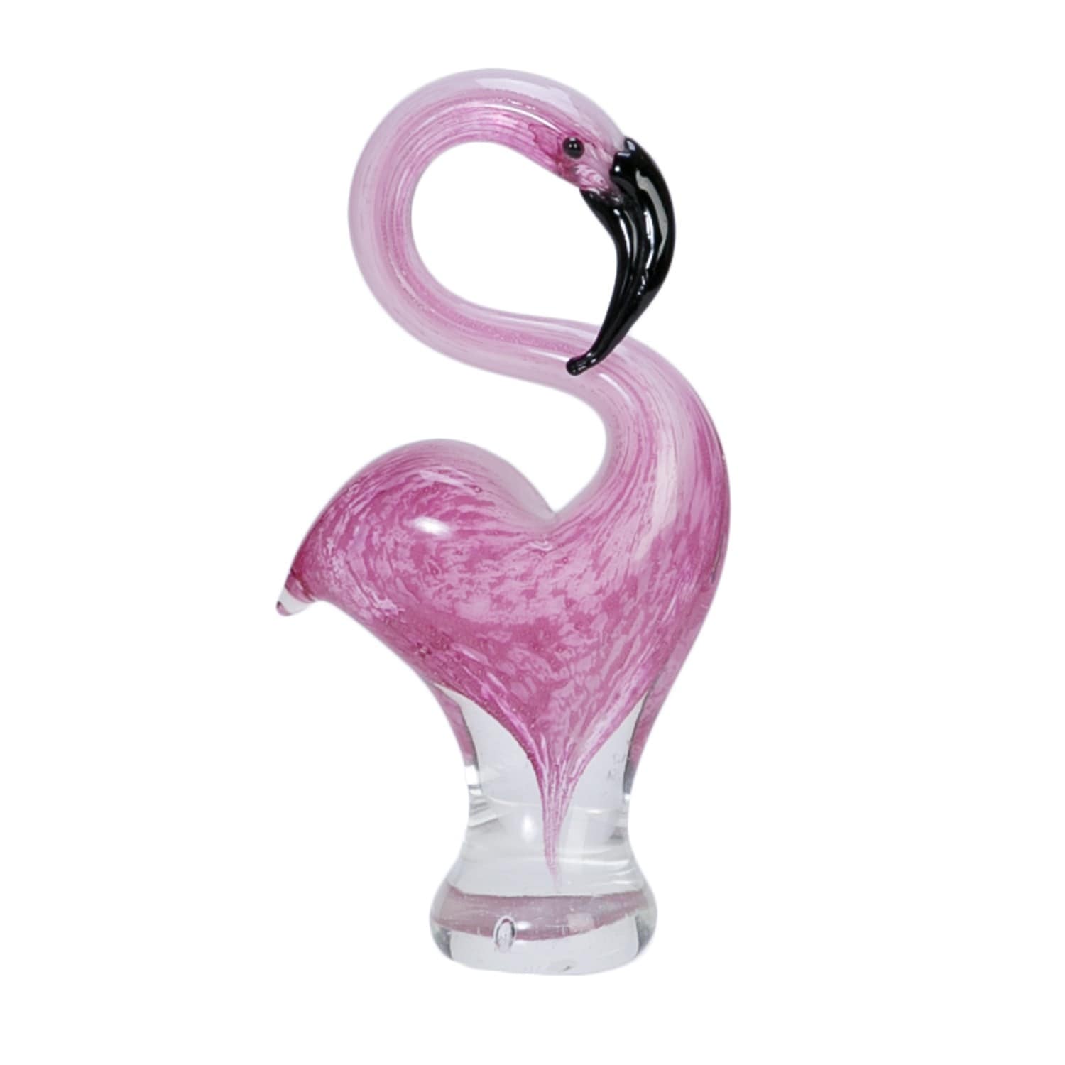 Med. Flamingo Glass Art