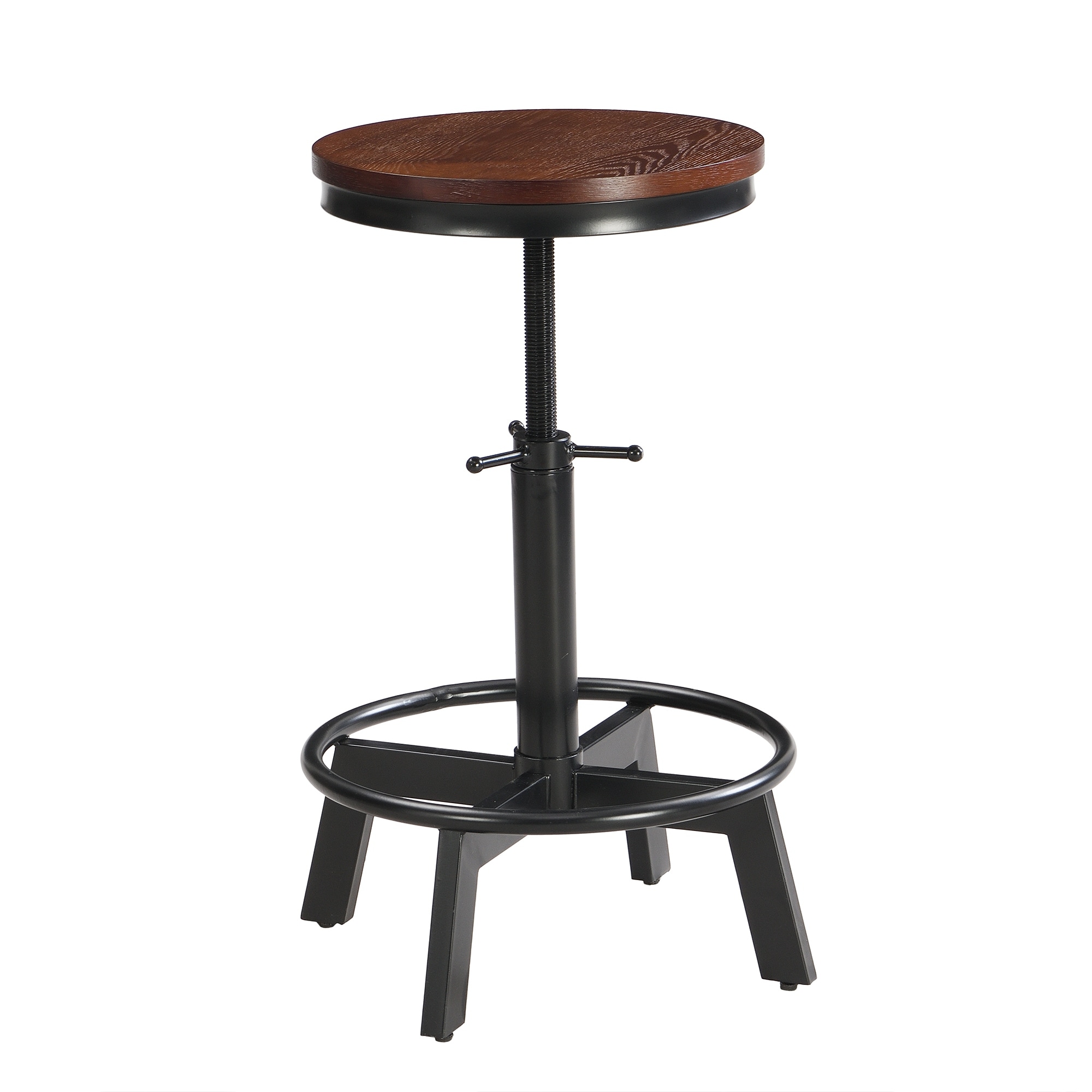 Bar Stools Set of 2 , Vintage Bar Stools Metal Adjustable