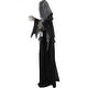 preview thumbnail 7 of 8, Life-Size Animatronic Skeleton Reaper with Lights and Sound, Indoor/Covered Outdoor Halloween Decoration