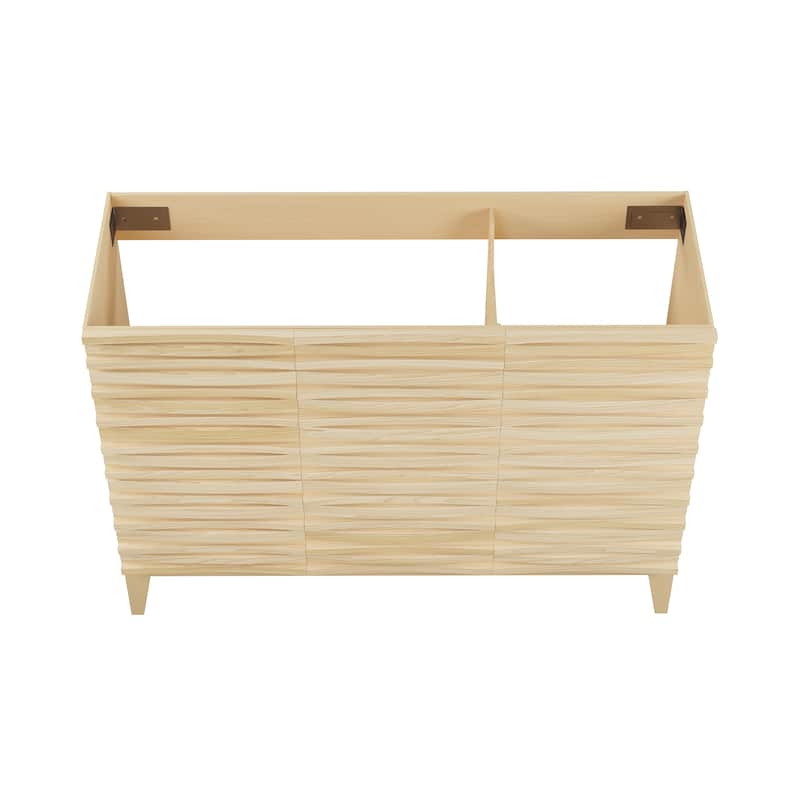 Cascade 48'' Bathroom Vanity In Natural Oak - Cabinet