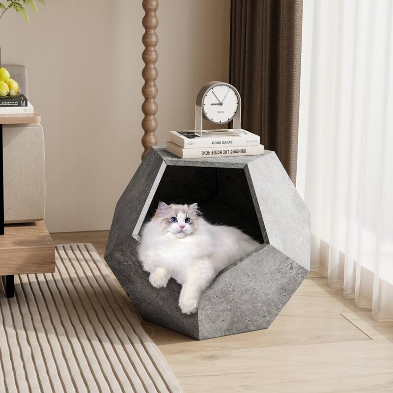 25.98'' Modern Pet Furniture Cat Litter, Sofa Side Table