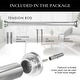 preview thumbnail 17 of 18, MERIVILLE 1-inch Diameter Metal Spring Tension Rod, Adjustable