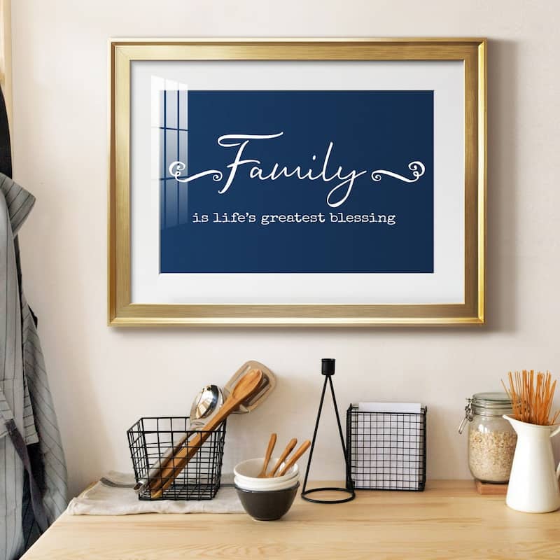 Family Greatest Blessing Premium Framed Print - Ready to Hang