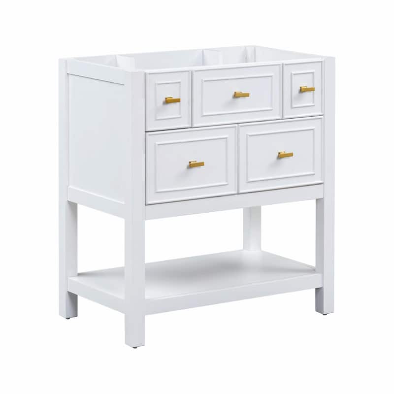 30'' Free Standing Bathroom Vanity with 5 Drawers