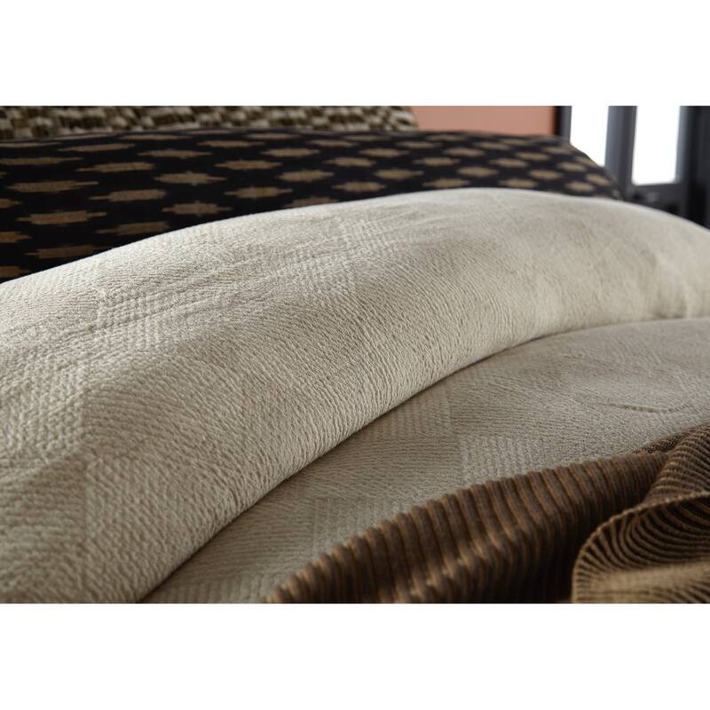 Maren, Cotton, White, Duvet Cover Set - White - Queen