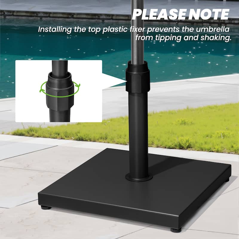 45LBS Outdoor Patio Square Concrete Market Umbrella Base Stand