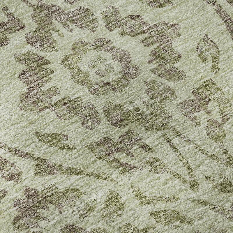Premium Washable Super Soft Floral Damask Mayfield Rug