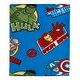 preview thumbnail 1 of 3, Marvel The Avengers I Am A Hero Blue, Green, and Red Super Soft Toddler Blanket