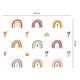 preview thumbnail 5 of 5, Walplus Hand-drawn Rainbows Love Children Wall Sticker Nursery Decor