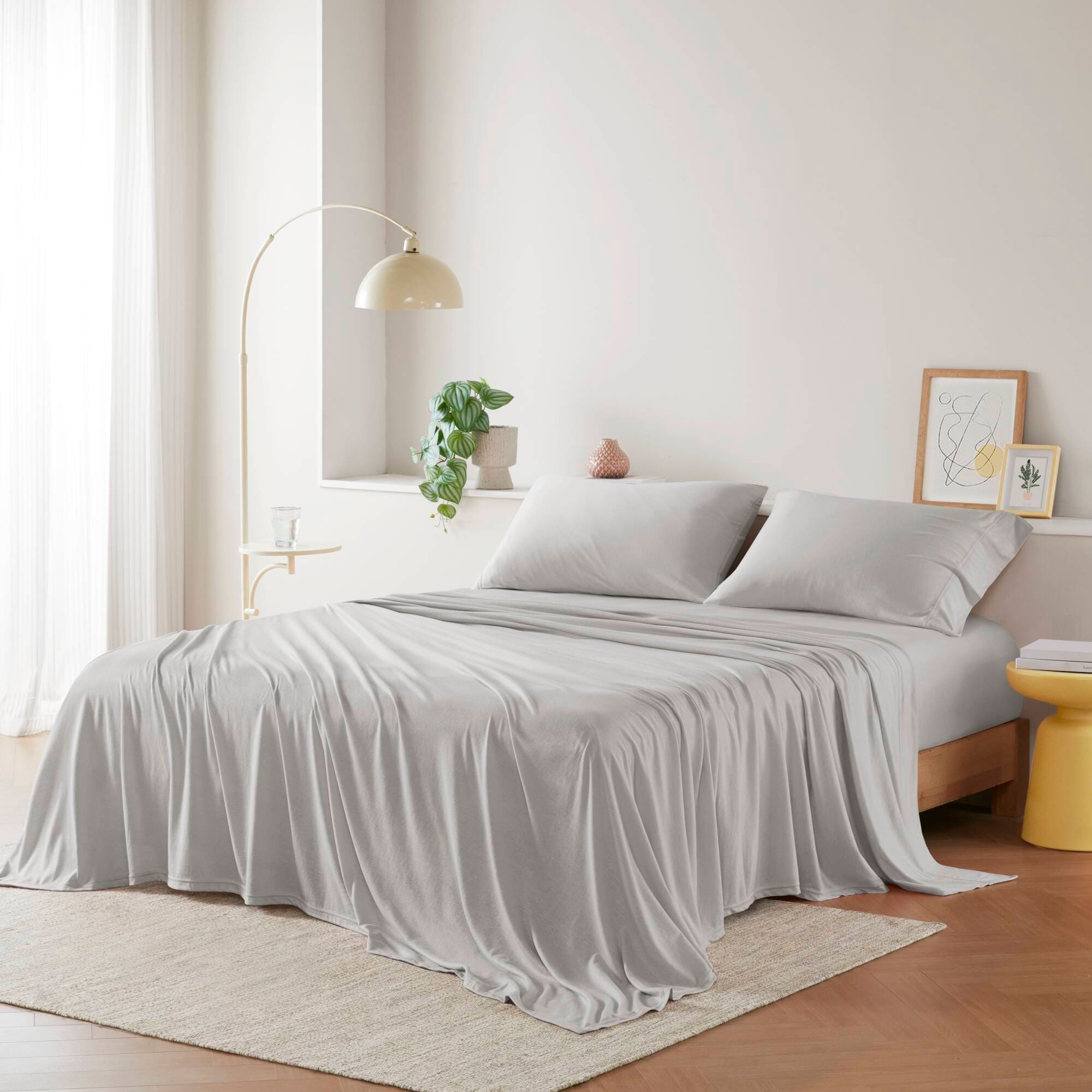 Cotton Blend Jersey Knit All Season Sheet Set