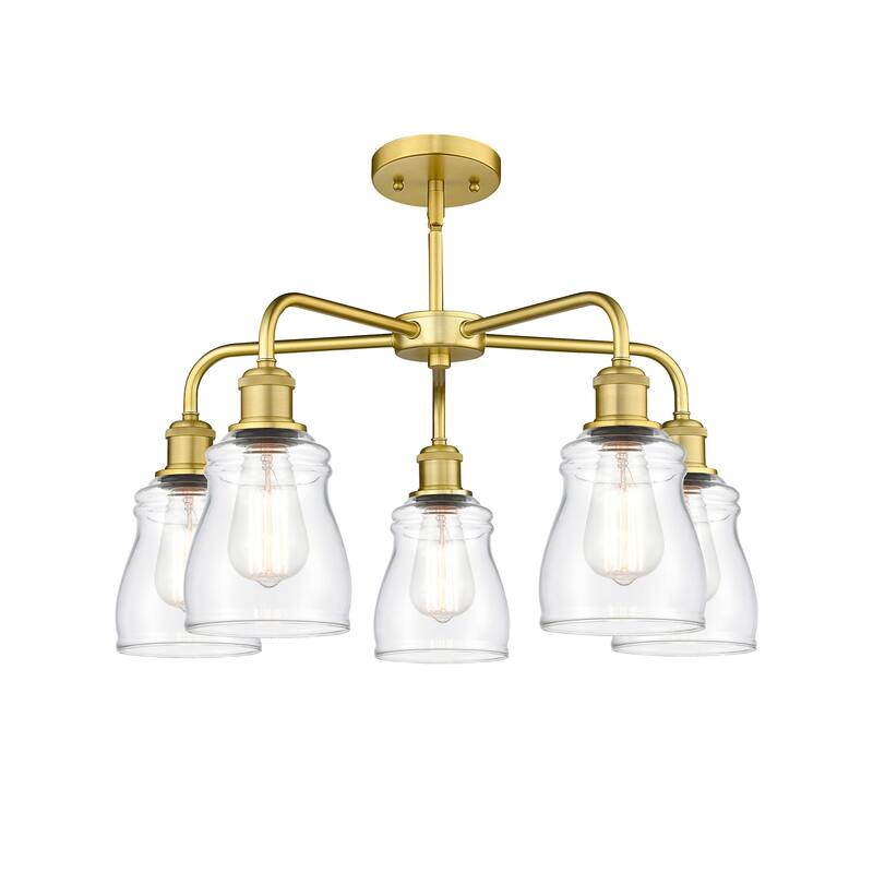 Innovations Lighting 516-5CR-15-23 Ellery Chandelier Ellery 5 Light