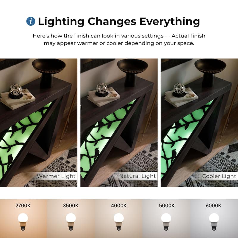 DH BASIC Modern Decorative Console Table with W-Shaped Legs by Denhour