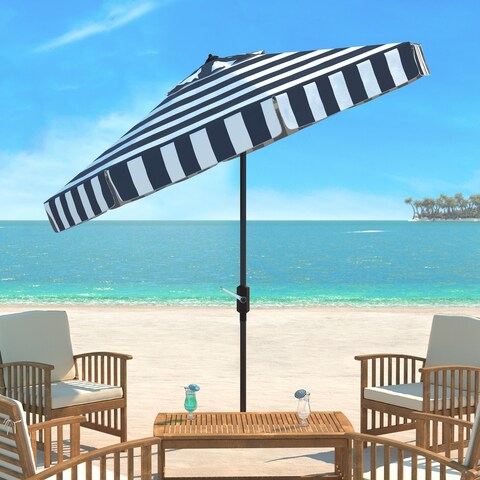 SAFAVIEH Outdoor Living Elsa Fashion Line 11Ft Round Umbrella