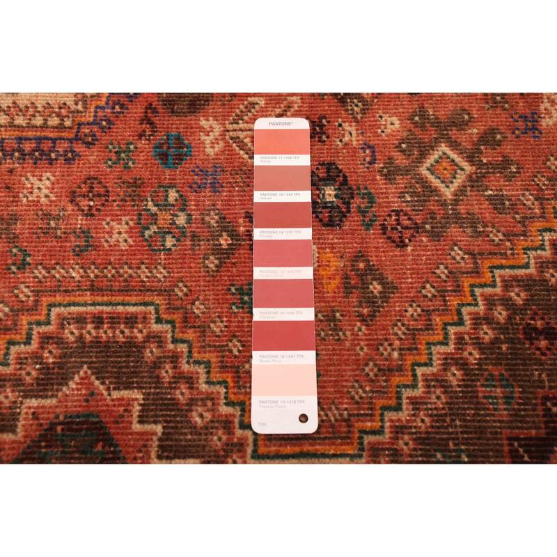 ECARPETGALLERY Hand-knotted Melis Vintage Dark Copper Wool Rug - 3'11 x 5'10