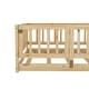 preview thumbnail 70 of 102, Montessori Floor Bed with Fence Guardrail and Removable Door Toddler Floor Wood Bed Frame for Kids Boys Girls Children's Room