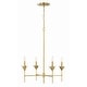 preview thumbnail 5 of 9, Crystorama Lighting Group 534 Broche 4 Light 28" Wide Chandelier with