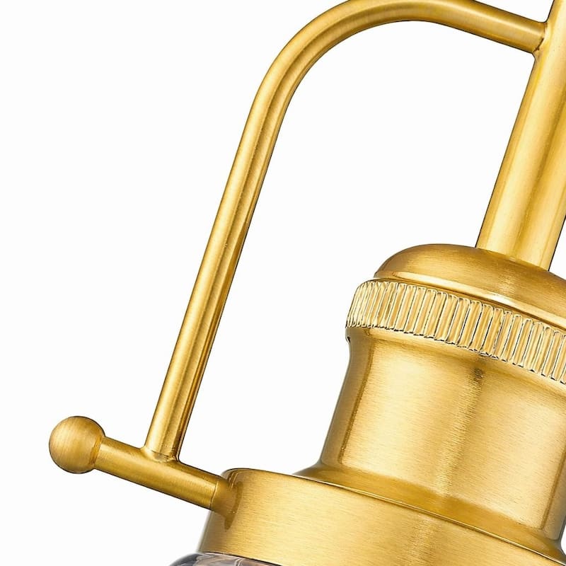 Clear Glass Dome Pendant Light Farmhouse Style