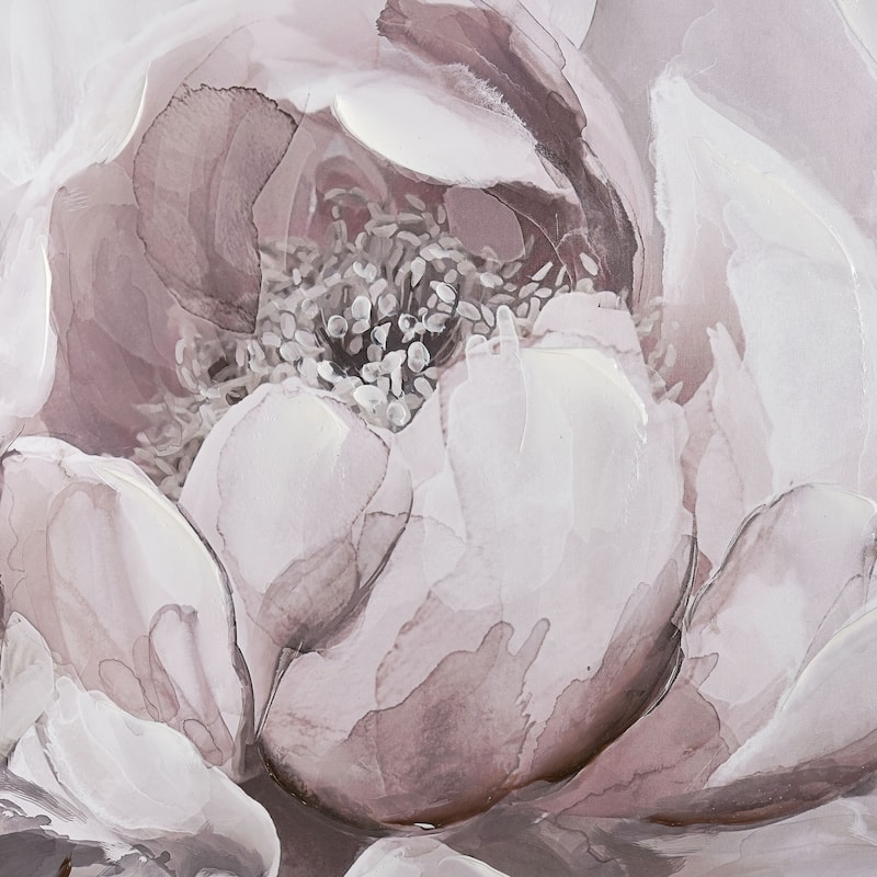 Elk Home Petal Study Light Pink Fabric 39.5 Inch Wide Wall Art