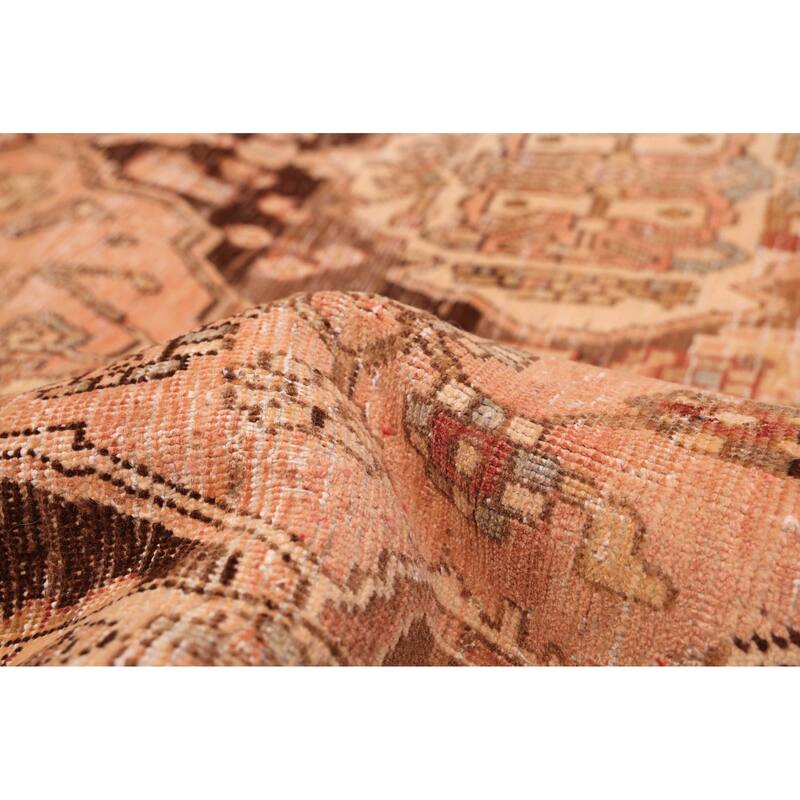 ECARPETGALLERY Hand-knotted Antalya Vintage Copper Wool Rug - 6'11 x 9'11
