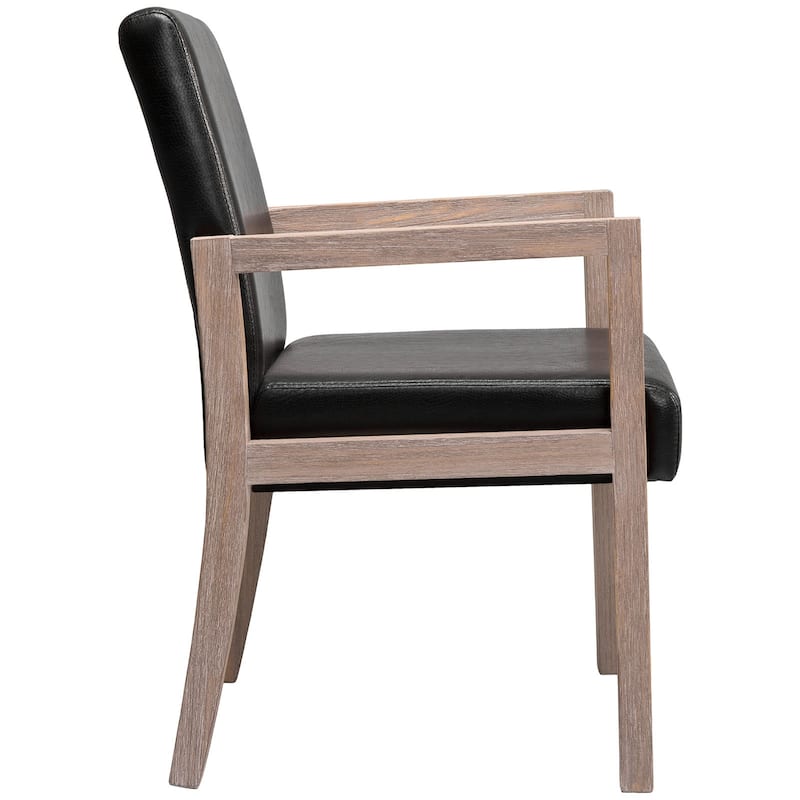 Wood Accent Chair Upholstered Armchair, Set of 1/2 - 20.9"W x 23.6"D x 33"H