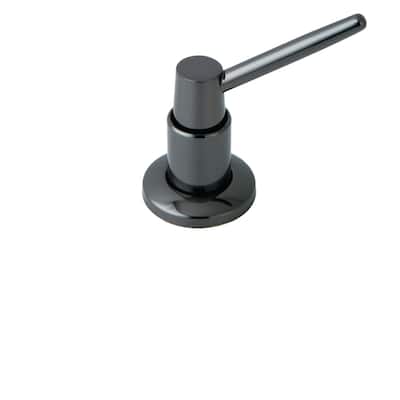 Water Onyx Soap Dispenser in Black Stainless Steel