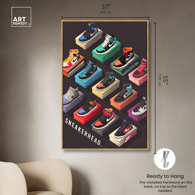 Sneaker Collection Dreams Canvas by Art Remedy
