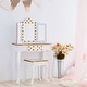 preview thumbnail 3 of 7, Teamson Kids - Fashion Polka Dot Prints Gisele Play Vanity Set