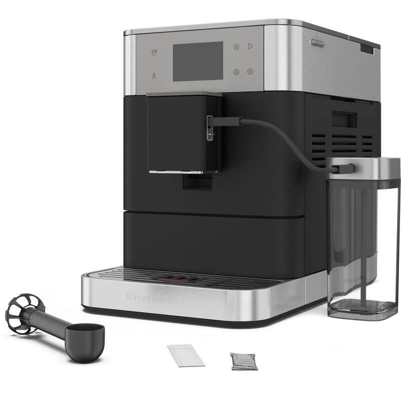 KitchenAid Fully Automatic Espresso Machine in Cast Iron Black