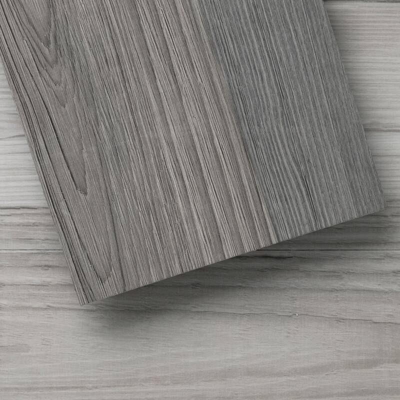 Lucida Peel and Stick Vinyl Floor Tiles Wood Look Planks - Reclaimed - Box of 36 Tiles