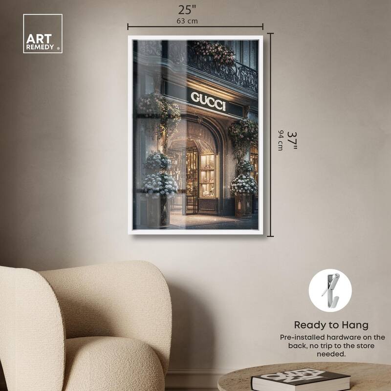 Illuminated Luxury Store Shadowbox by Art Remedy