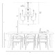preview thumbnail 27 of 26, The Gray Barn Farmhouse Wood Chandelier French Country Classic Lights for Dining Room