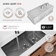 preview thumbnail 9 of 13, STYLISH 42 inch Stainless Steel 16G 70/30 Double Bowl Workstation Sink Dura-Tek