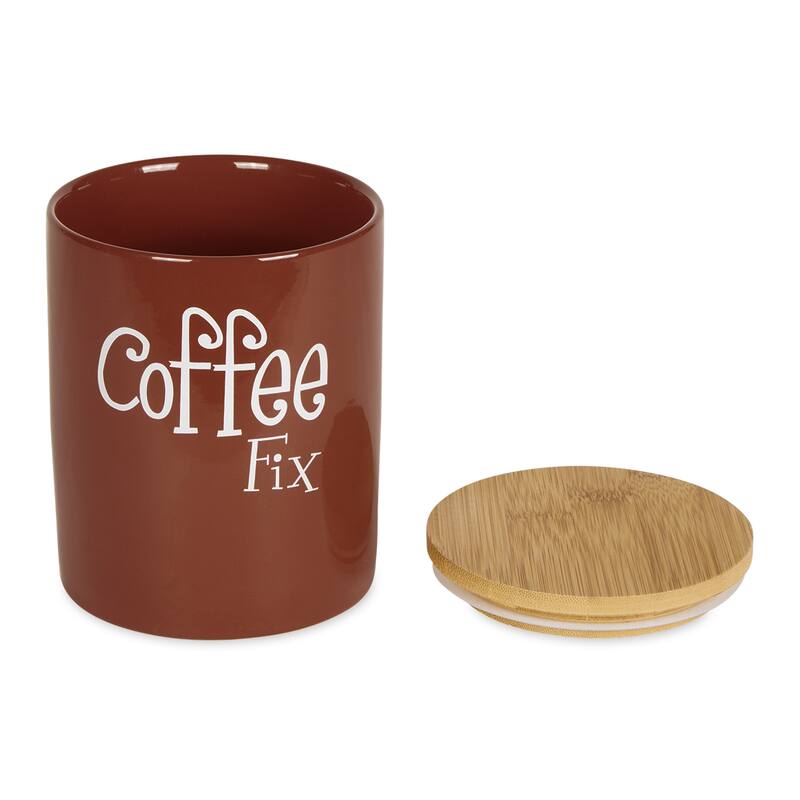 DII Coffee/Sugar/Tea Ceramic Canister (Set of 3)