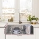 preview thumbnail 2 of 5, 32 Inch Undermount Kitchen Sink, Brushed Nickel Single Bowl Stainless Steel Kitchen Sink - 32x10x19in