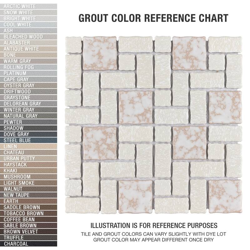 Merola Tile Academy Bone 11-7/8" x 11-7/8" Porcelain Floor and Wall Tile