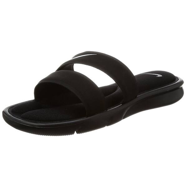 Shop Nike Women S Ultra Comfort Slide Sandal Black White Black