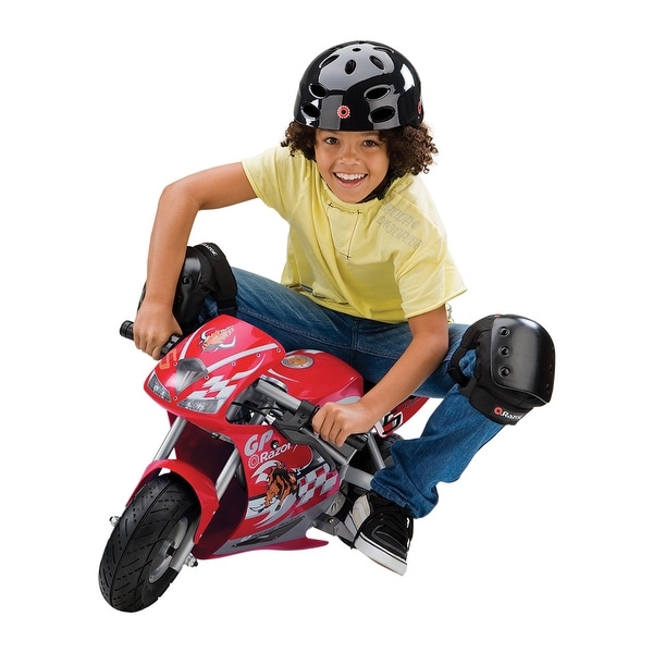 VM Express Razor 24 Volt Mini Electric Single Speed Racing Motorcycle Pocket Rocket Red