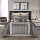 Grand Avenue Sierra Faux Silk Damask 8-Piece Comforter Set - On Sale ...